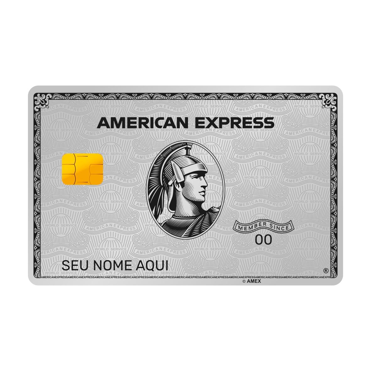 WONDCARD - Cartão De Metal - Amex Platinum WONDCARD - Cartão De Metal - Amex Platinum